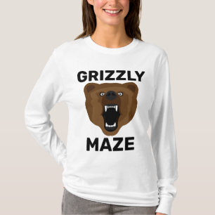 GRIZZLY MAZE BEAR T-Shirts