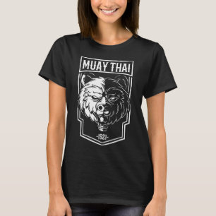 Grizzly Muay Thai - Thai Boxing Andkickboxing Gift T-Shirt
