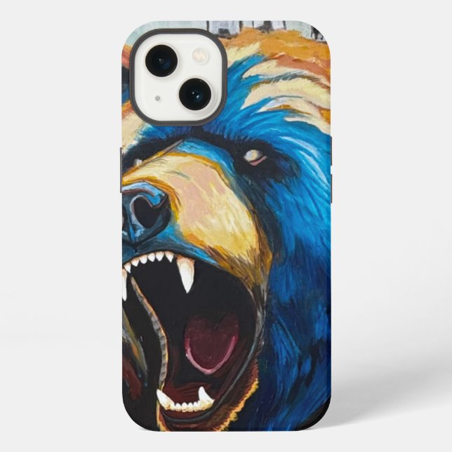 Grizzly Painting - Wildlife Art iPhone Case (Back)