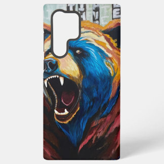 Grizzly Painting - Wildlife Art Samsung Galaxy Case