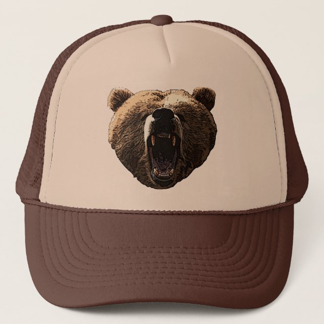 Grizzly Trucker Hat (Front)