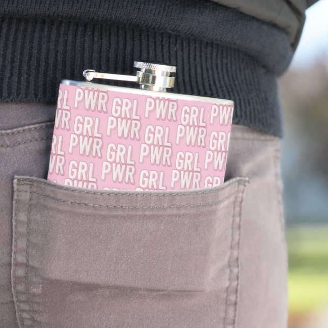 GRL PWR HIP FLASK (In Situ)