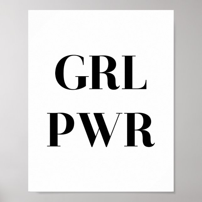 GRL PWR POSTER (Front)