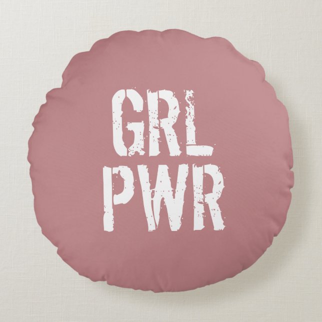 GRL PWR - ROUND CUSHION (Front)