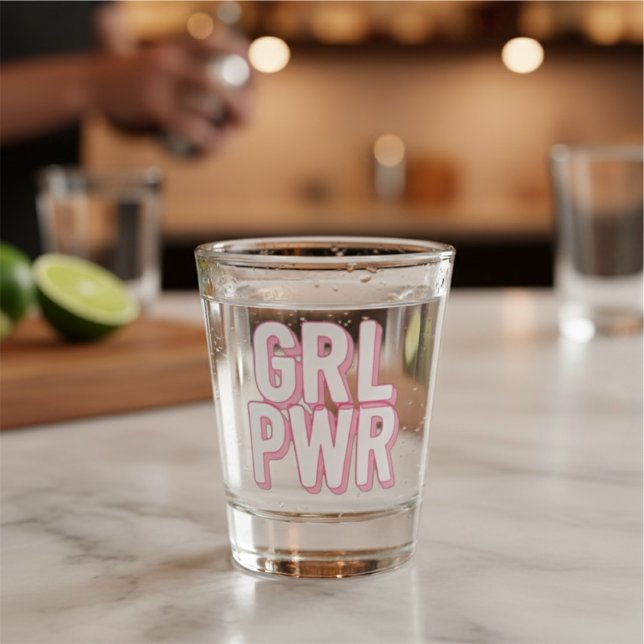 GRL PWR SHOT GLASS (Creator Uploaded)