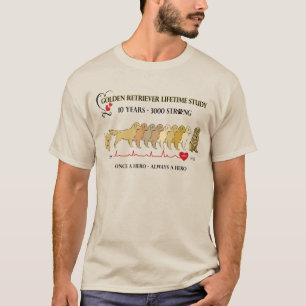 GRLS GOLDEN HEARTBEAT TIMELINE  T-Shirt