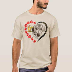 GRLS Heart dog design T-Shirt