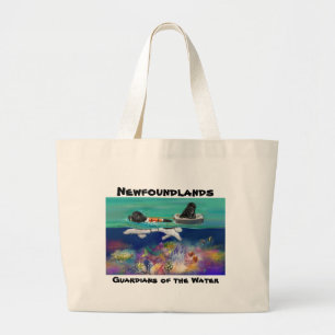 GRNC Water Test Landseer Large Tote Bag