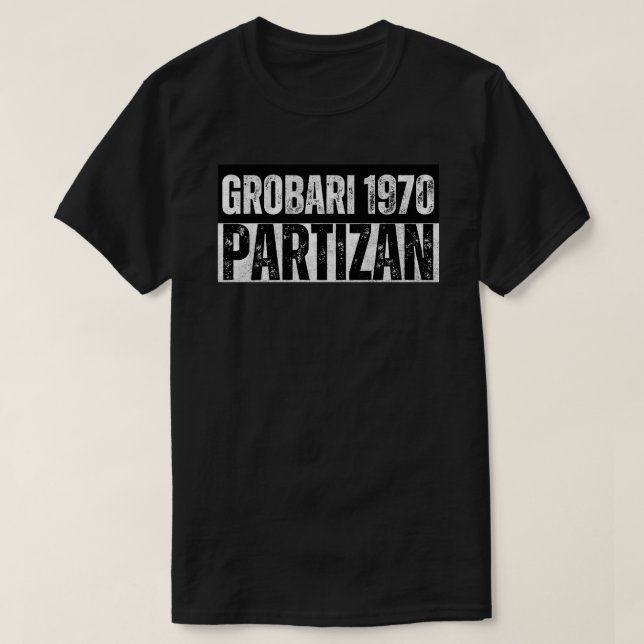 Grobari 1970 Partizan T-Shirt (Design Front)