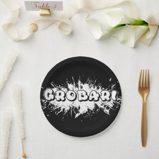Grobari Paper Plate