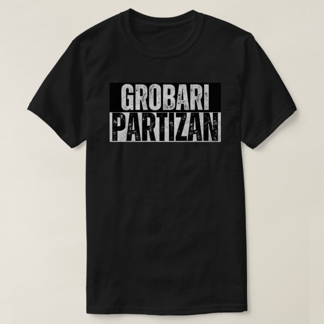 Grobari Partizan  T-Shirt (Design Front)