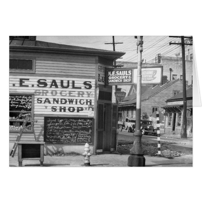 Grocery and Sandwich Shop, 1934 (Front Horizontal)