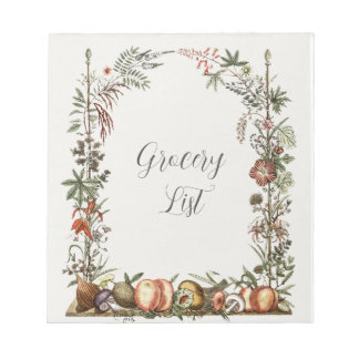 Grocery List Notepad