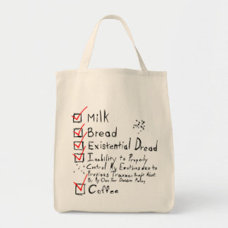 Grocery List of Dread Tote Bag