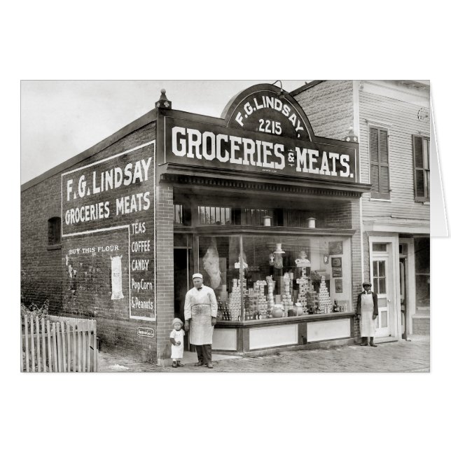 Grocery & Meat Market, 1916 (Front Horizontal)