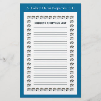 Grocery Note Pad- Design 2 Stationery