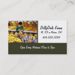 Grocery Shopping Store Mart Business Card