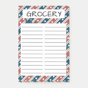 GROCERY STORE POST-IT NOTES