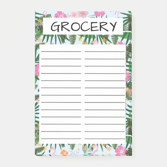 GROCERY STORE POST-IT NOTES (Front)