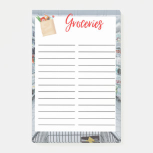 GROCERY STORE POST-IT NOTES
