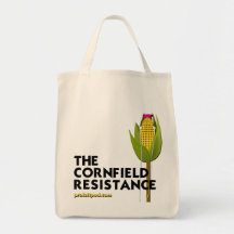 Grocery Tote (Clear) - The Cornfield Resistance