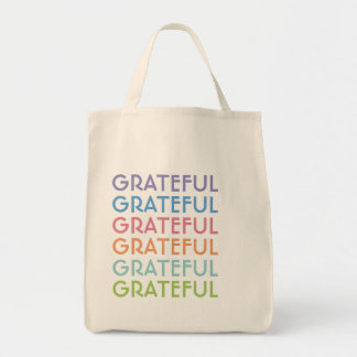 GROCERY TOTE GRATEFUL BAG