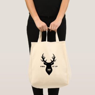 Grocery Tote (shorter straps) Stag + Acoustics