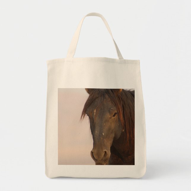 GROCERY TOTE WILD HORSES OF UTAH (Front)