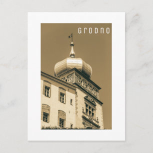 Grodno Belarus Architecture City View Castle Postcard