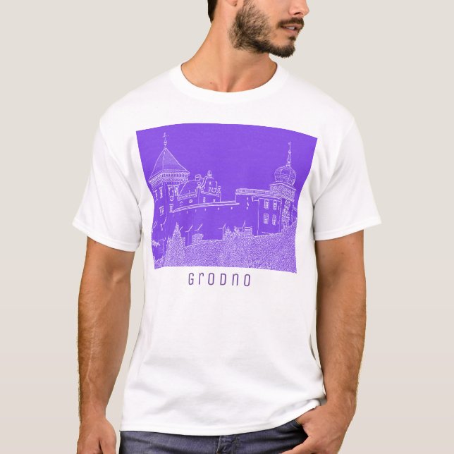 Grodno Belarus Architecture City View Castle T-Shirt (Front)