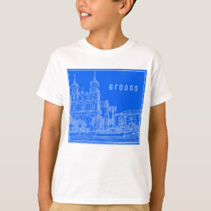 Grodno Belarus Architecture City View Cathedral T-Shirt