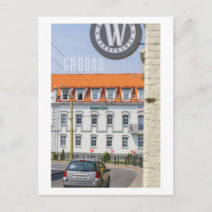 Grodno Belarus Architecture City View Postcard