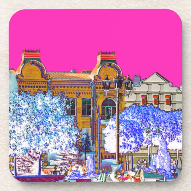 Grodno Belarus Architecture Coaster (Front)
