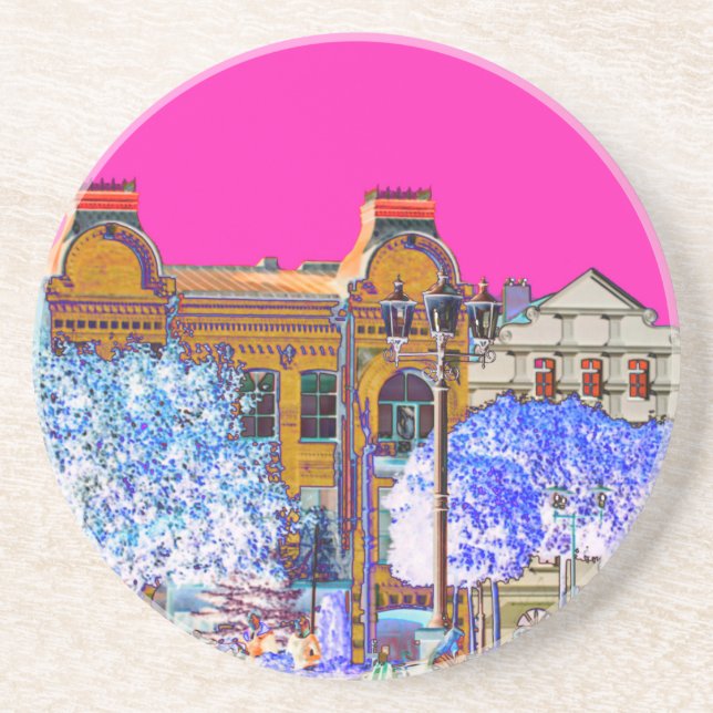 Grodno Belarus Architecture Coaster (Front)