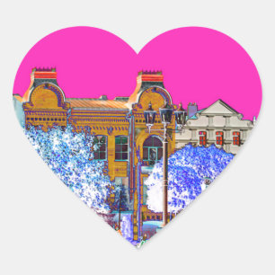 Grodno Belarus Architecture Heart Sticker