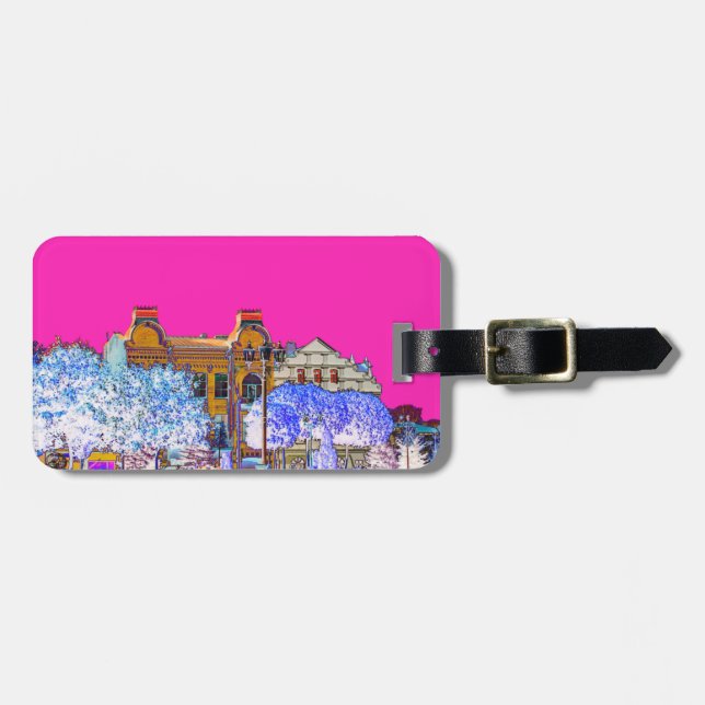 Grodno Belarus Architecture Luggage Tag (Front Horizontal)