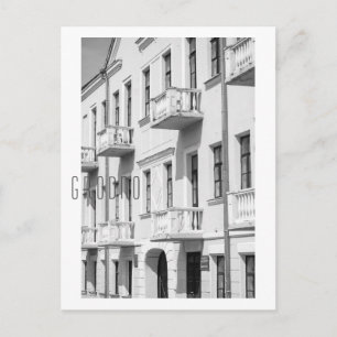 Grodno Belarus Architecture Minimalism Monochrome Postcard