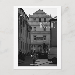 Grodno Belarus Architecture Minimalism Monochrome Postcard