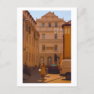 Grodno Belarus Architecture Minimalism  Postcard