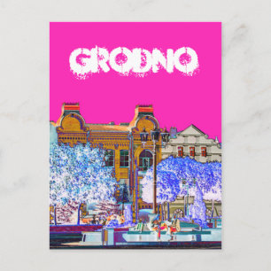 Grodno Belarus Architecture Postcard