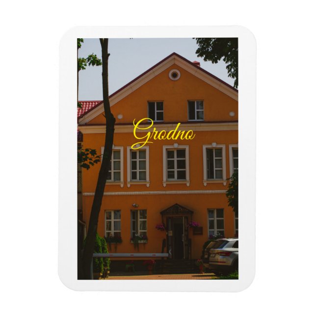 Grodno Belarus Architecture Street Building  Magnet (Vertical)