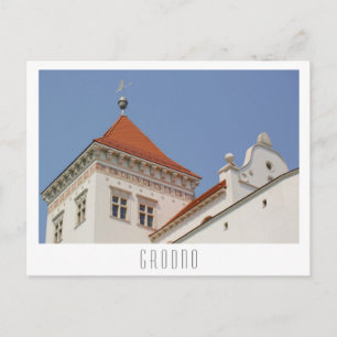 Grodno Belarus City Architecture Castle Postcard
