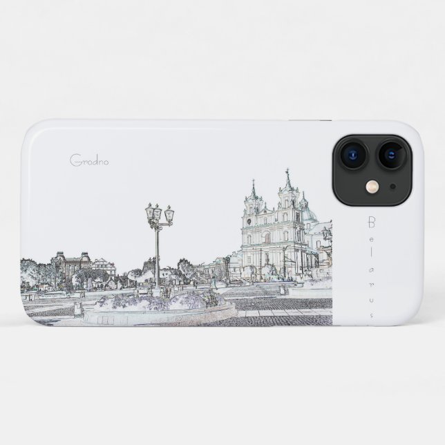 Grodno Hrodna Belarus Architecture iPhone 11 Case (Back (Horizontal))