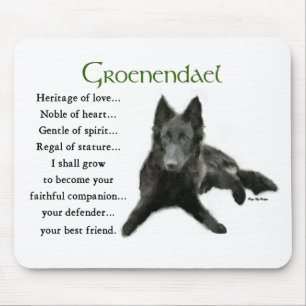Groenendael Belgian Sheepdog Gifts Mouse Pad