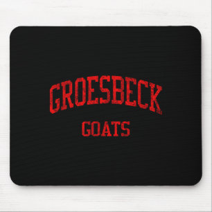 Groesbeck High School Hs Groesbeck Tx Vintage Srts Mouse Pad