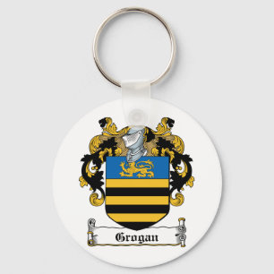 Grogan Family Crest Key Ring