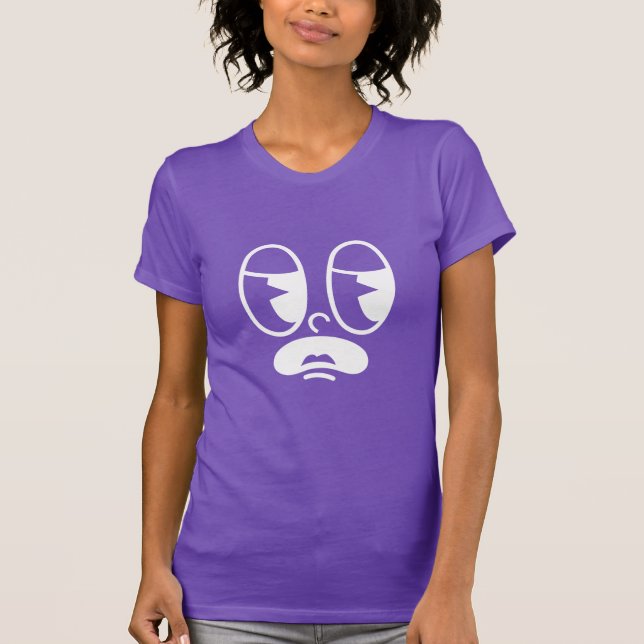 Groggy Glitch Face T-Shirt (Front)