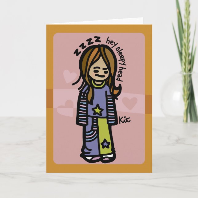 groggy greetings. card (Front)