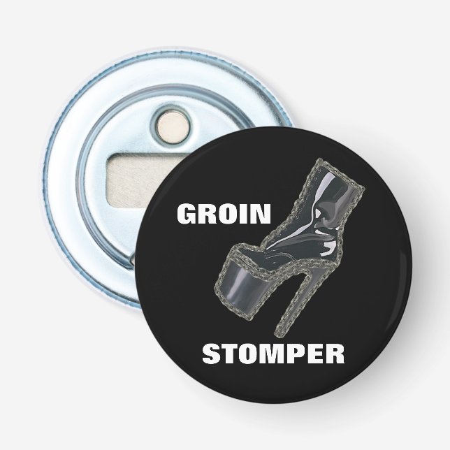 GROIN STOMPER    BOTTLE OPENER (Front)