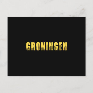 Groningen City Cityscape Skyline Trip Funny Gift Postcard